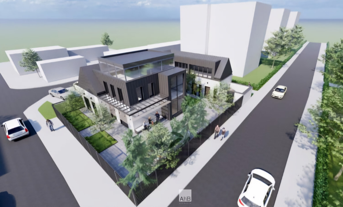 Cladire de birouri, 315mp utili, teren de 430mp, Intre Lacuri