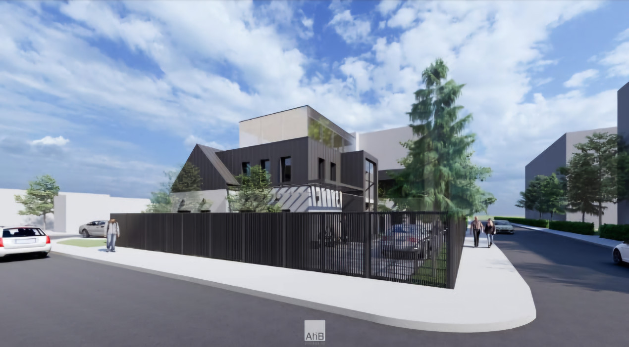 Cladire de birouri, 315mp utili, teren de 430mp, Intre Lacuri