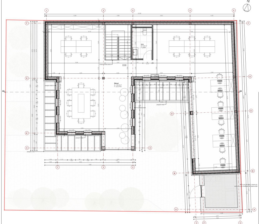 Cladire de birouri, 315mp utili, teren de 430mp, Intre Lacuri