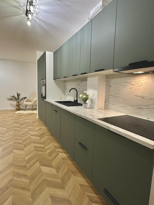 Apartament ultrafinisat 2  camere, terasa si parcare subterana 