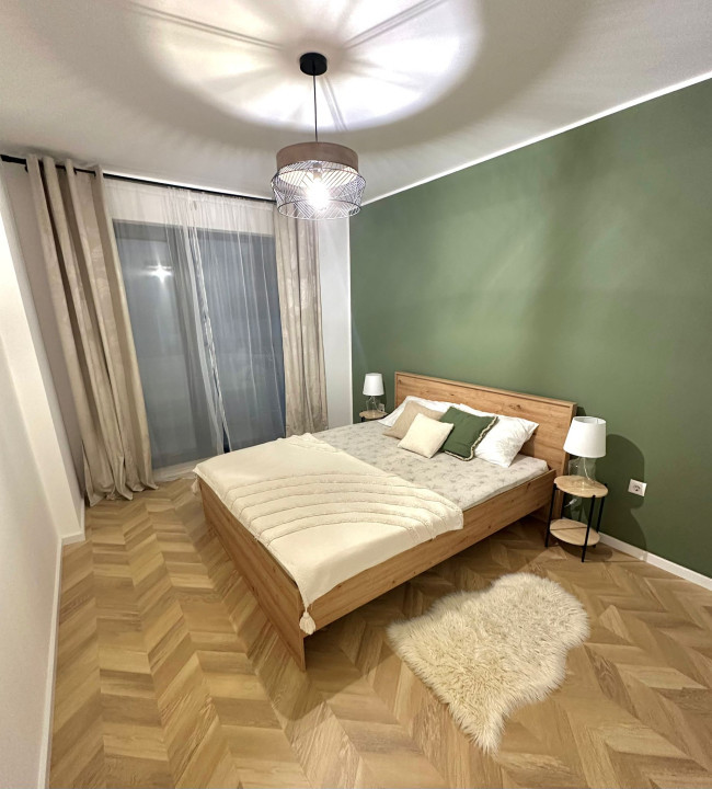 Apartament ultrafinisat 2  camere, terasa si parcare subterana 