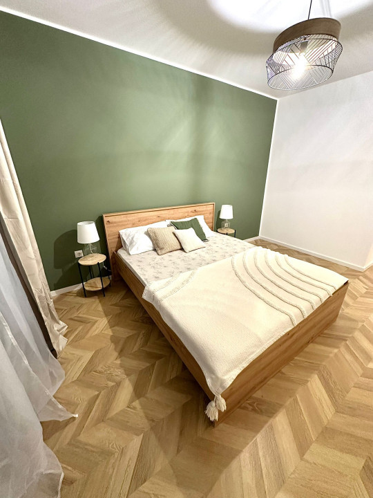 Apartament ultrafinisat 2  camere, terasa si parcare subterana 