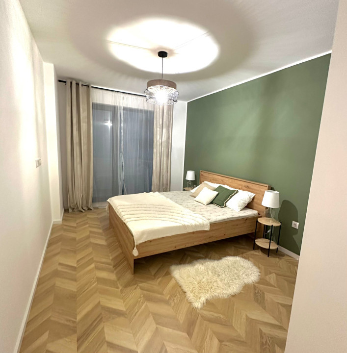 Apartament ultrafinisat 2  camere, terasa si parcare subterana 