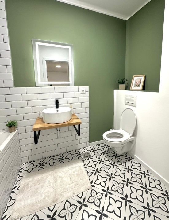 Apartament ultrafinisat 2  camere, terasa si parcare subterana 