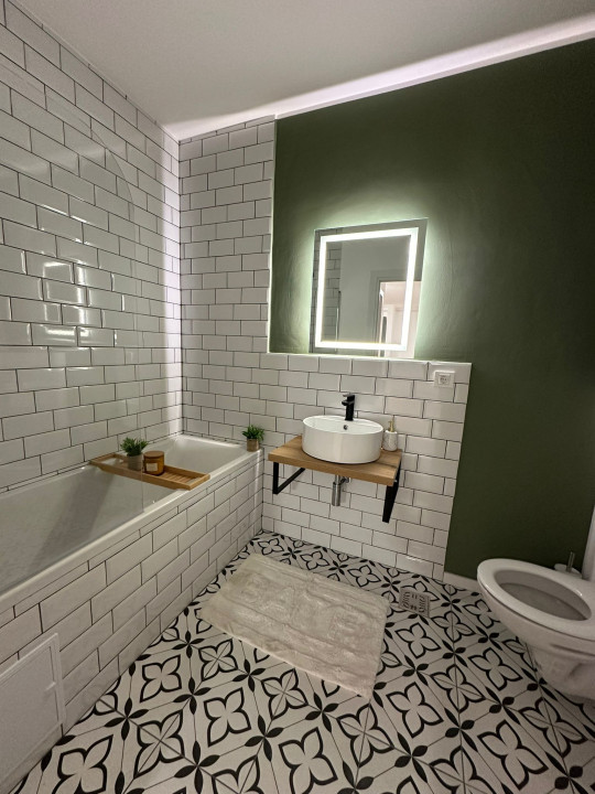 Apartament ultrafinisat 2  camere, terasa si parcare subterana 