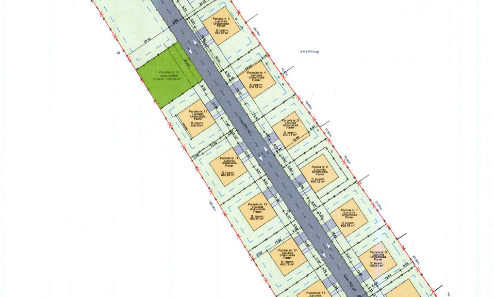 Teren 601mp Autorizat pentru Casa individuala / utilitati zona Corusu 