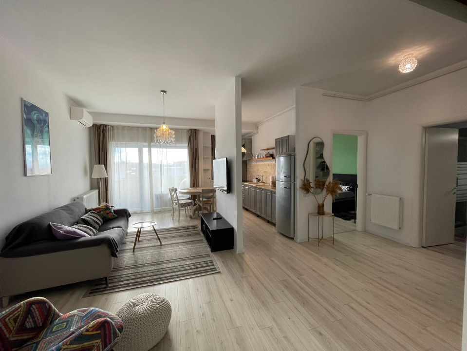 Apartament 2 camere + birou, 70 mp, terasa, PET FRIENDLY, Bonjour Residence