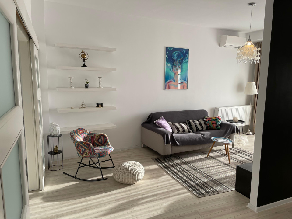 Apartament 2 camere + birou, 70 mp, terasa, PET FRIENDLY, Bonjour Residence