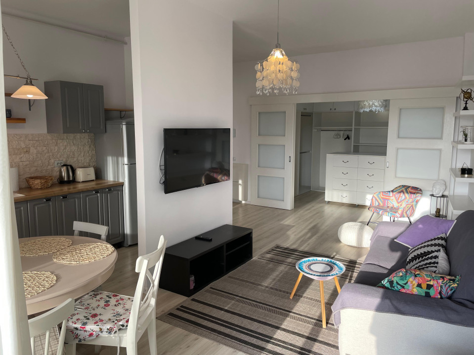 Apartament 2 camere + birou, 70 mp, terasa, PET FRIENDLY, Bonjour Residence