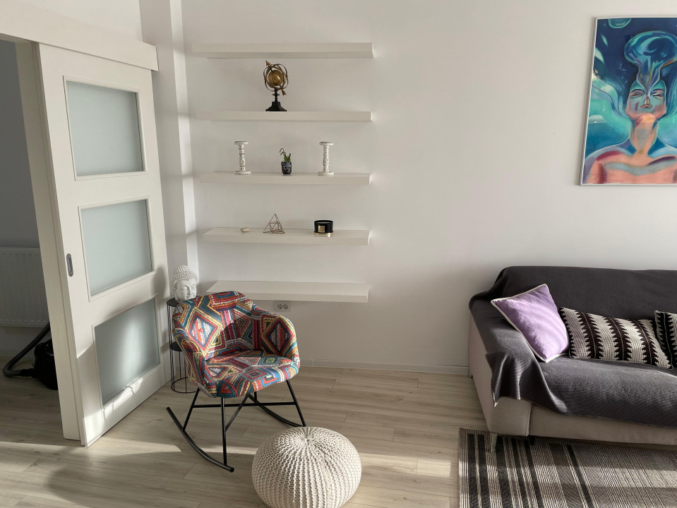 Apartament 2 camere + birou, 70 mp, terasa, PET FRIENDLY, Bonjour Residence