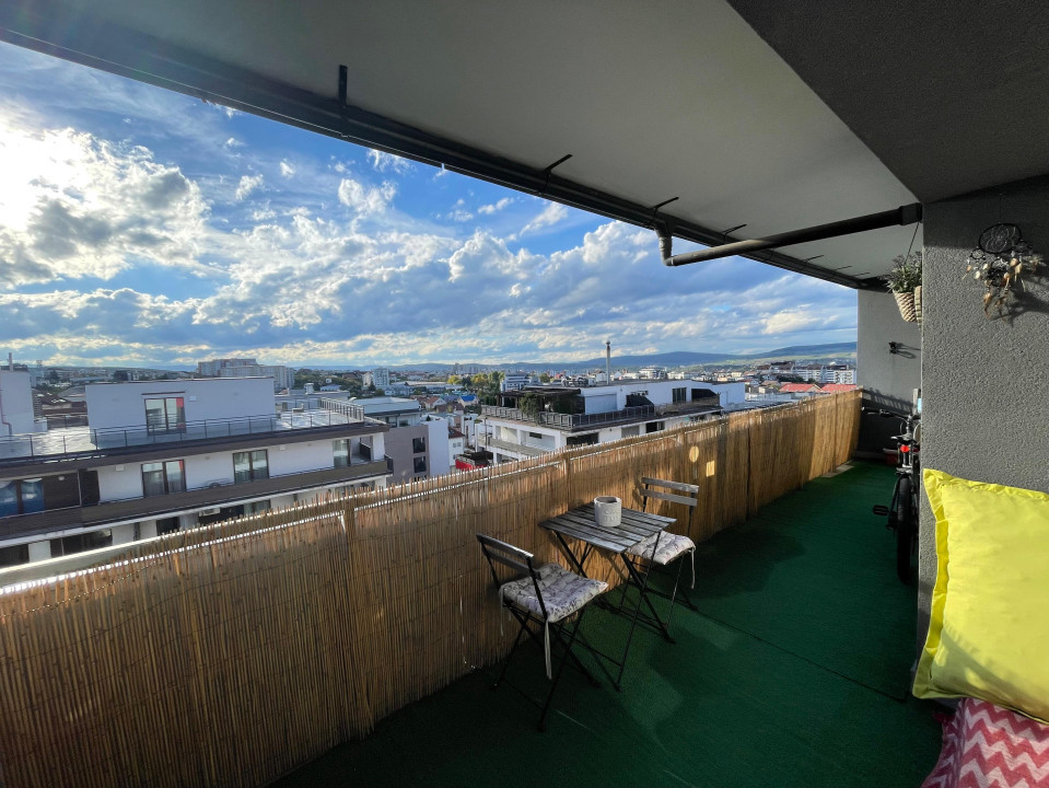 Apartament 2 camere + birou, 70 mp, terasa, PET FRIENDLY, Bonjour Residence