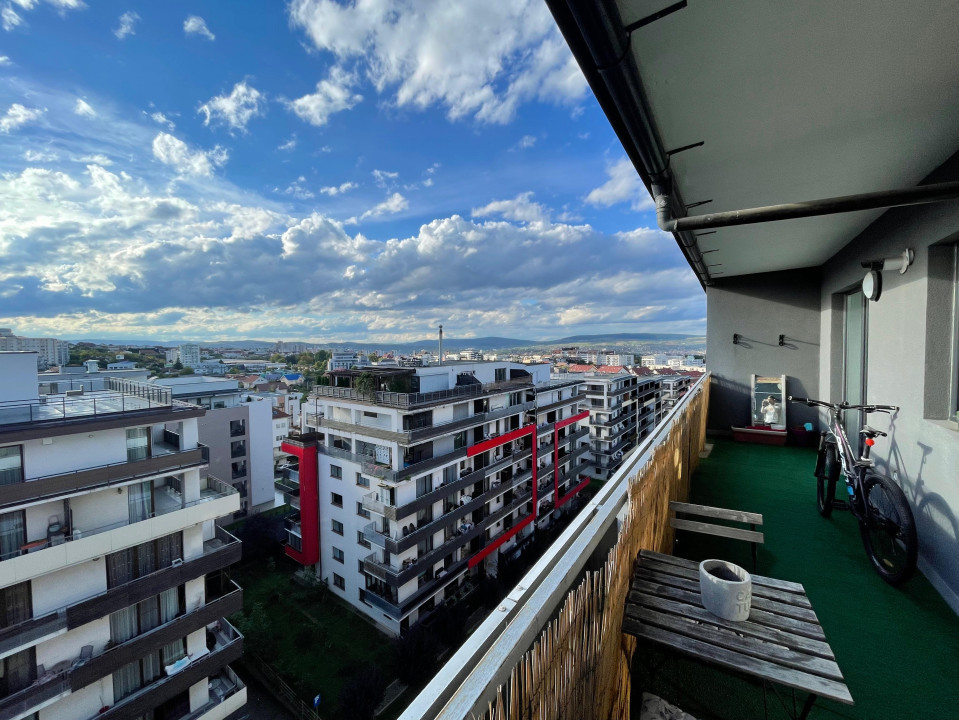 Apartament 2 camere + birou, 70 mp, terasa, PET FRIENDLY, Bonjour Residence