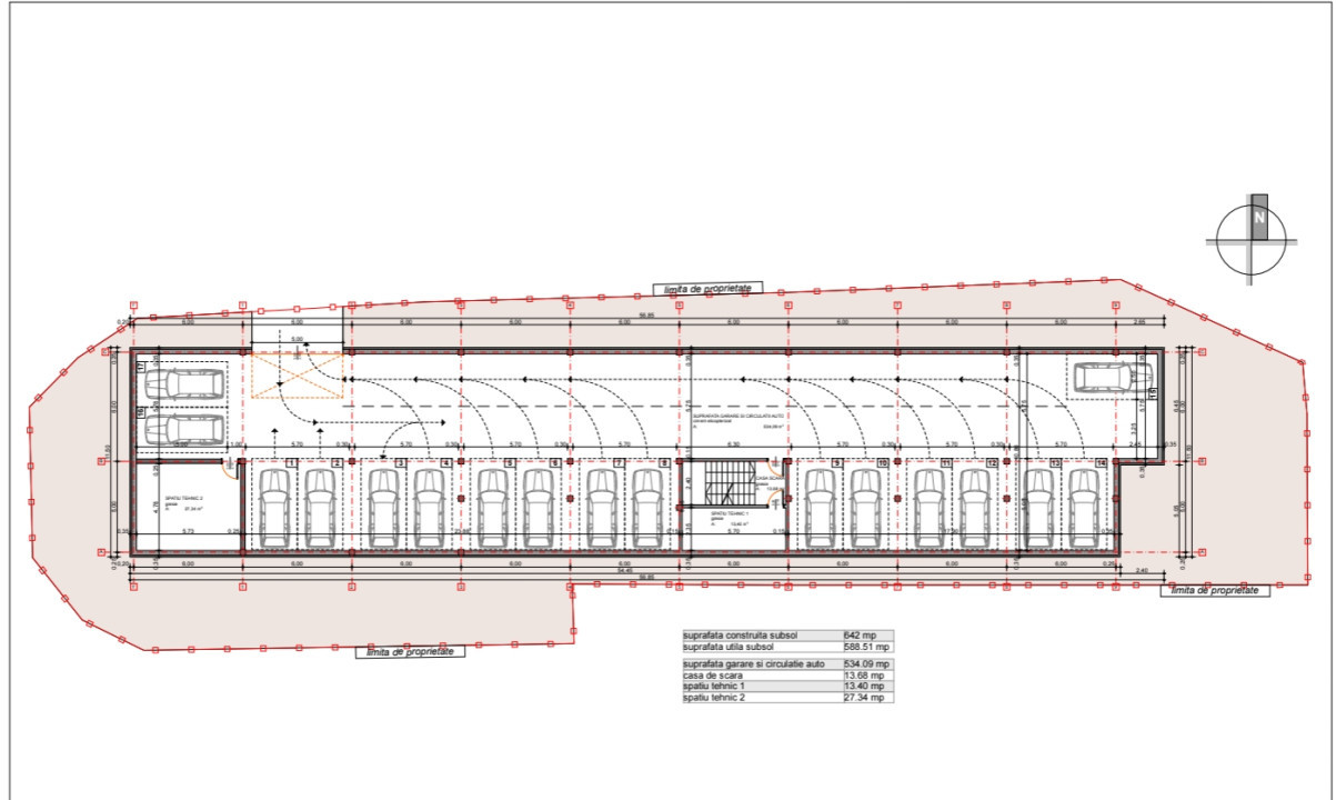 Teren 1166mp, proiect Clinica si Birouri, Gruia 