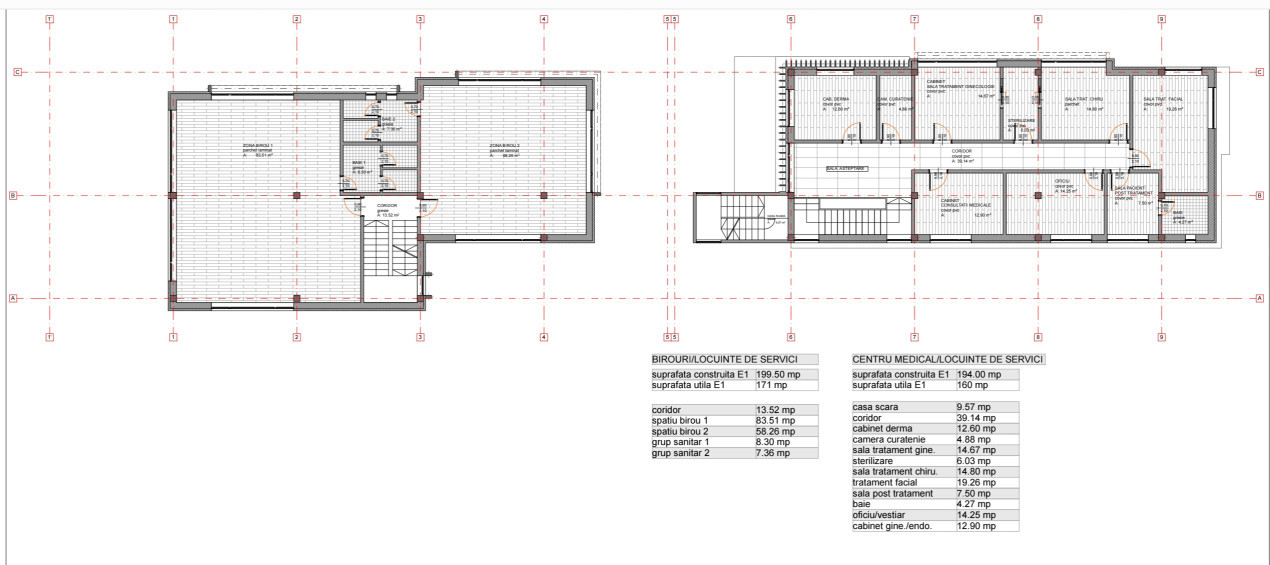 Teren 1166mp, proiect Clinica si Birouri, Gruia 