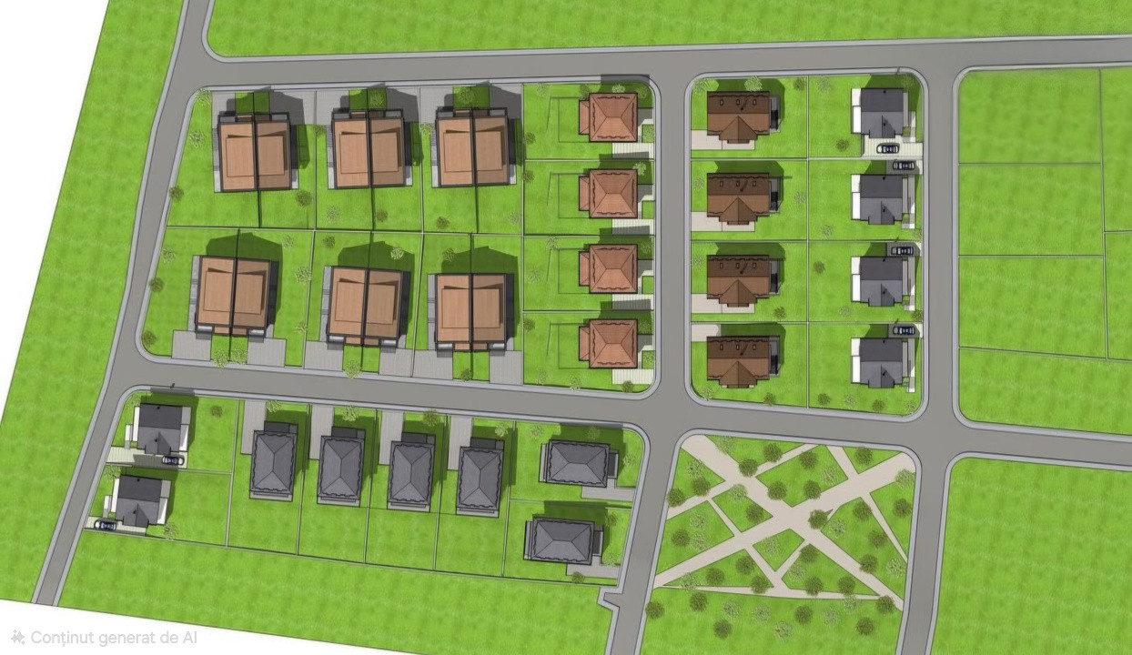 Terenuri pentru case, parcele de la 500mp la 1300 mp, Chinteni