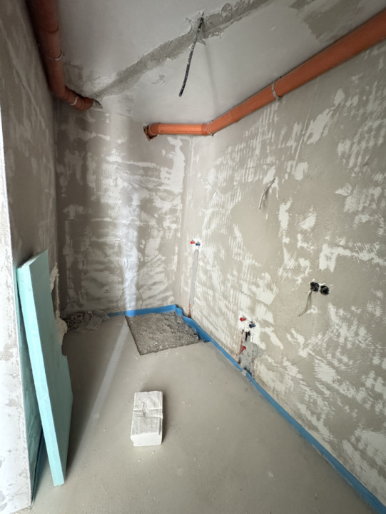 Apartament de 2 camere, 48 mp, semifinisat, garaj subteran, Marasti