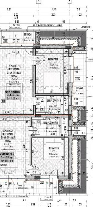 Apartament parter semifinisat 40 mp ,bloc nou. 