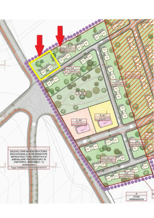 Teren intravilan 1000 mp în zona Hub Borhanci