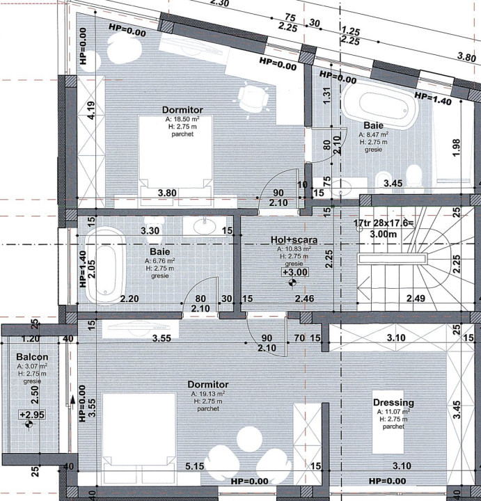 Casa Tip Duplex, 179 mp, 5 camere, Semifinisat, Parcare, Zona Faget