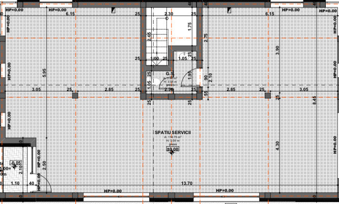 Spatiu comercial, 114 mp, Semifinisat, Zona Faget