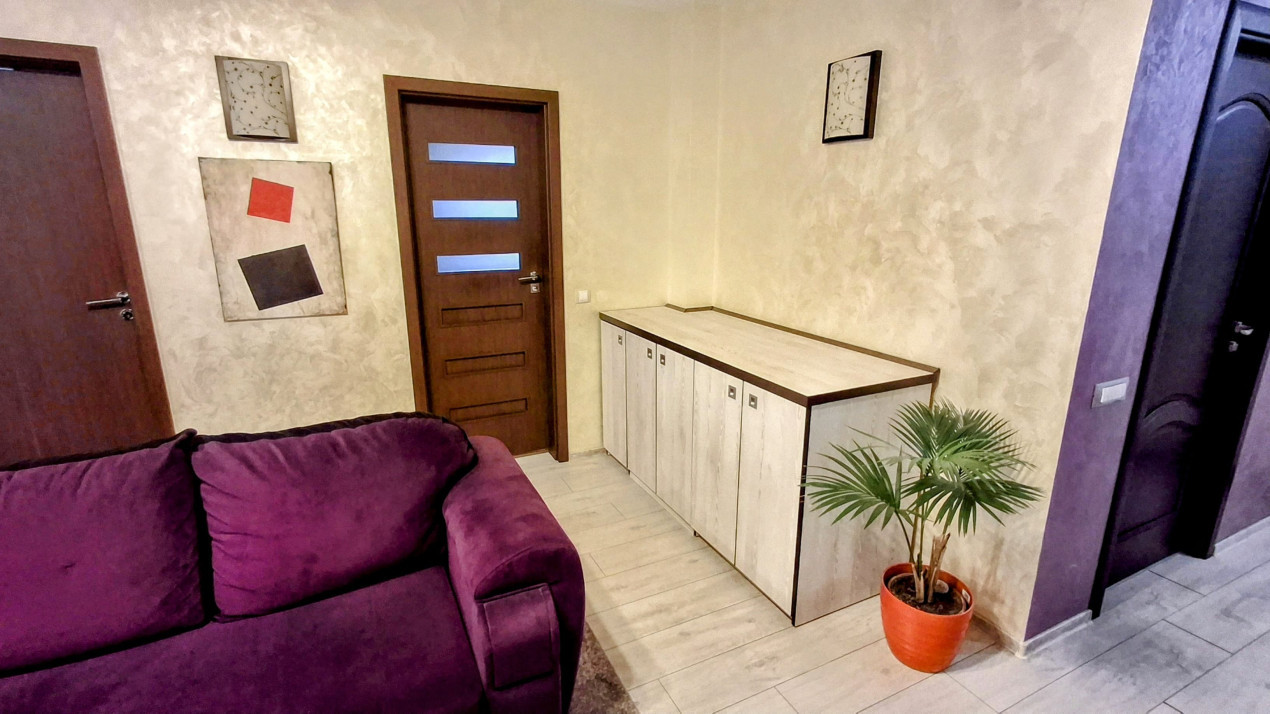 Apartament cu 2 camere, 62 mp, balcon, zona Stejarului