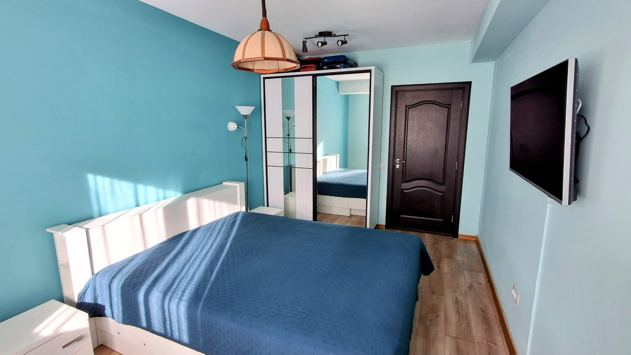 Apartament cu 2 camere, 62 mp, balcon, zona Stejarului