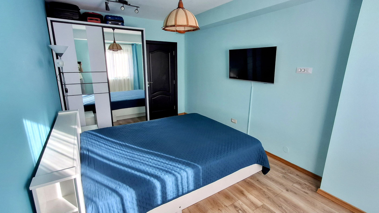 Apartament cu 2 camere, 62 mp, balcon, zona Stejarului