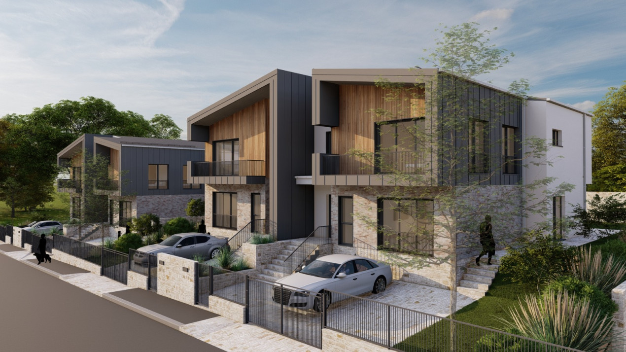 Teren cu AC, 2 Duplexuri, 4 unitati, Chinteni/Profi