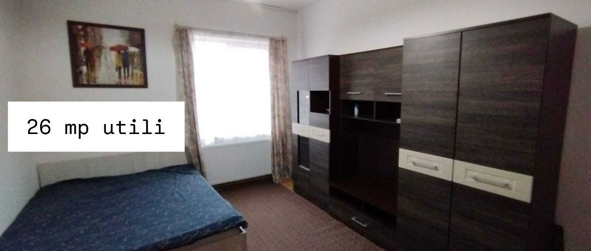 Apartament cu o camera cu suprafata de 26 mp in centru