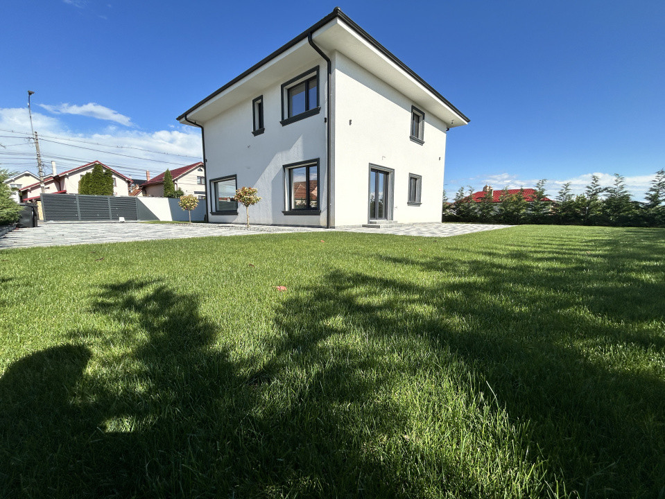 Casa individuala finisata LUX Apahida 160mp utili 515mp teren 5 camere 