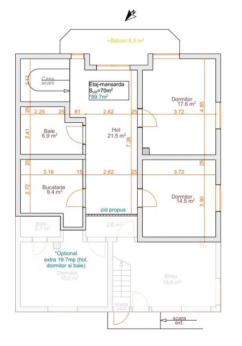 Casa de vanzare 230mp utili, Zona Buna Ziua