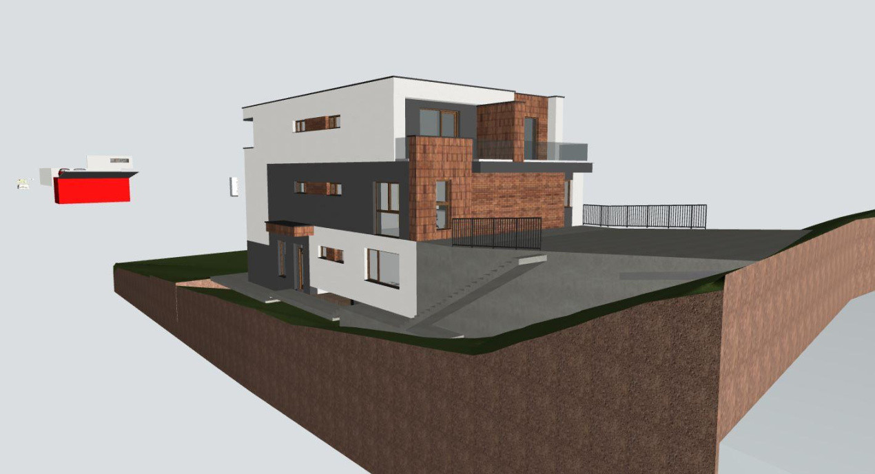 Teren autorizat duplex Valea Chintaului