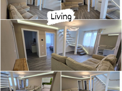 Casă individuală, 150 mp utili, 6 camere, 3 băi, 2 terase, beci, Dâmbul Rotund