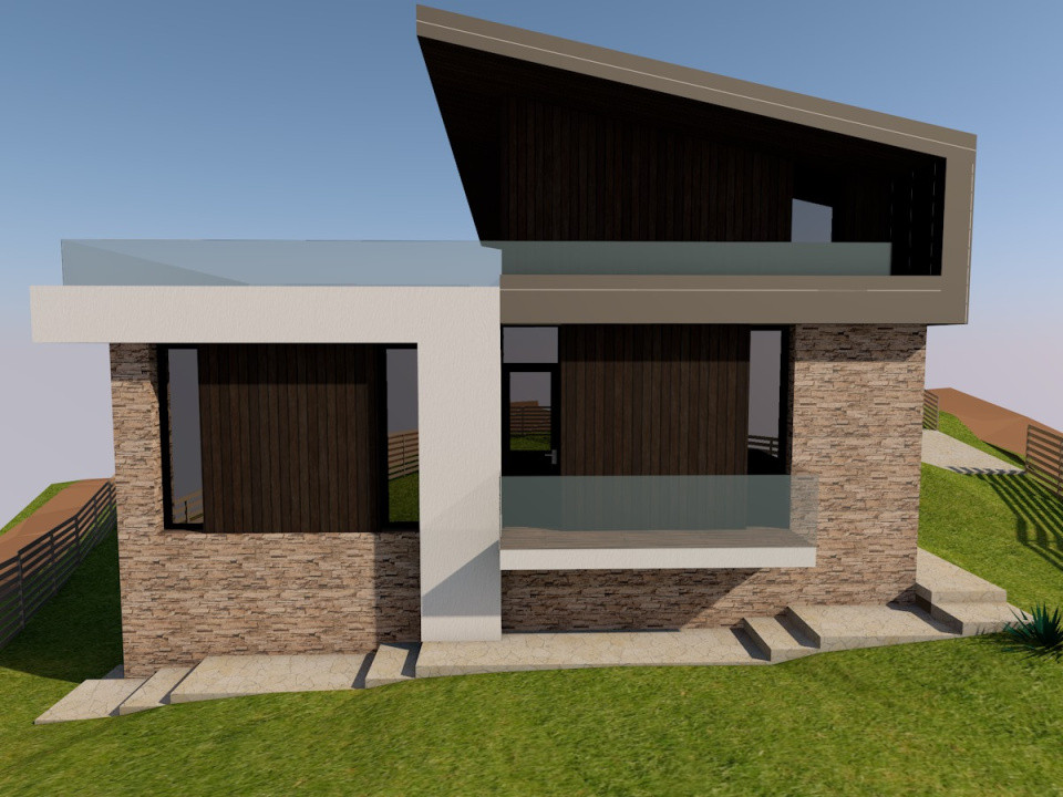 Teren intravilan cu autorizatie de constructie 1000 mp Feleacu