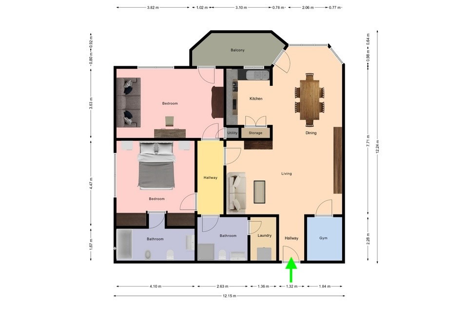 Apartament 3 camere -  114 mp utili - parcare - zona Zorilor, Cluj!
