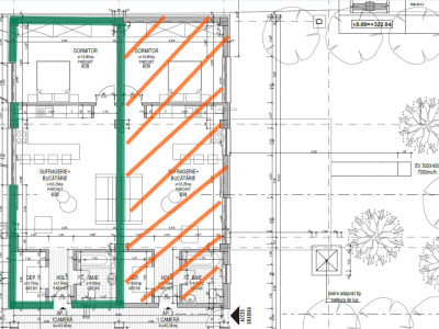 Apartament 2 camere, 63,45 mp, posibilitate finisare, parcare, zona Podului IRA