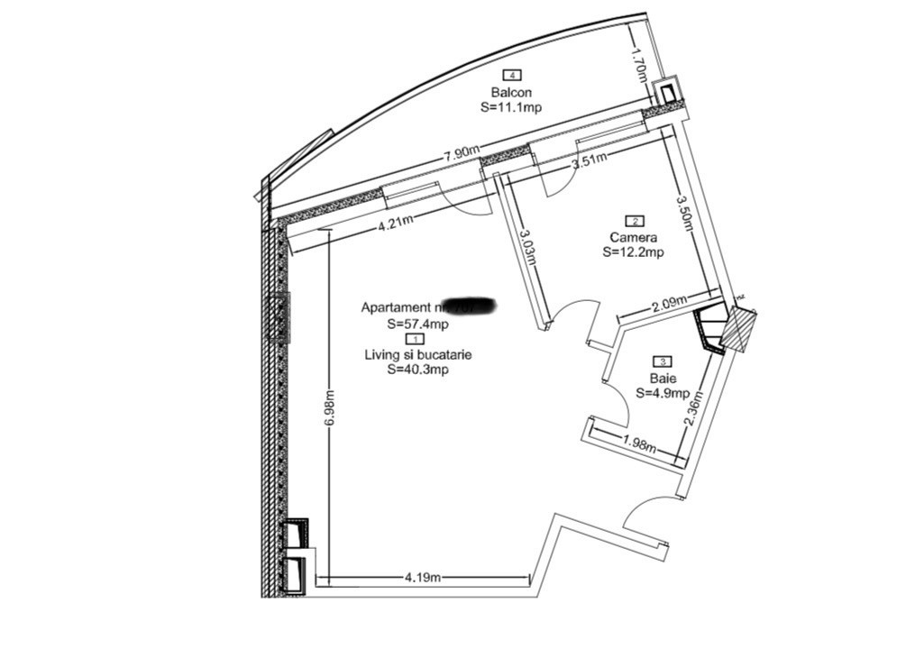 Apartamente cu 2-4 camere intr-un ansamblu premium, strada Frunzisului