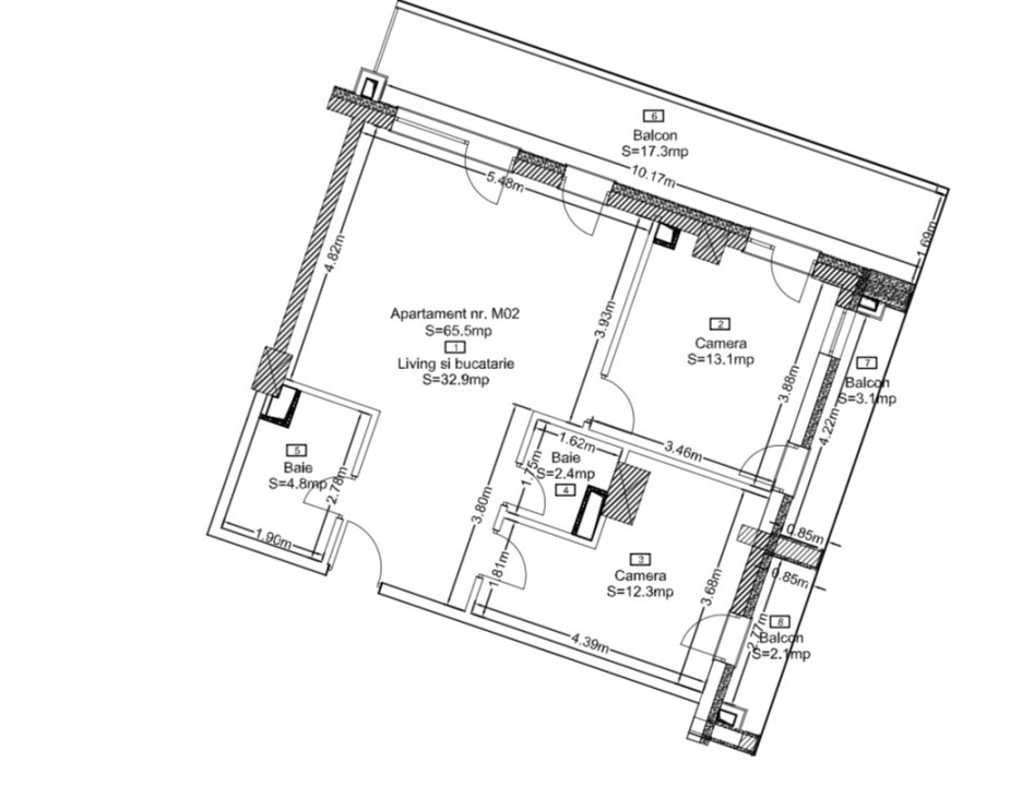 Apartamente cu 2-4 camere intr-un ansamblu premium, strada Frunzisului