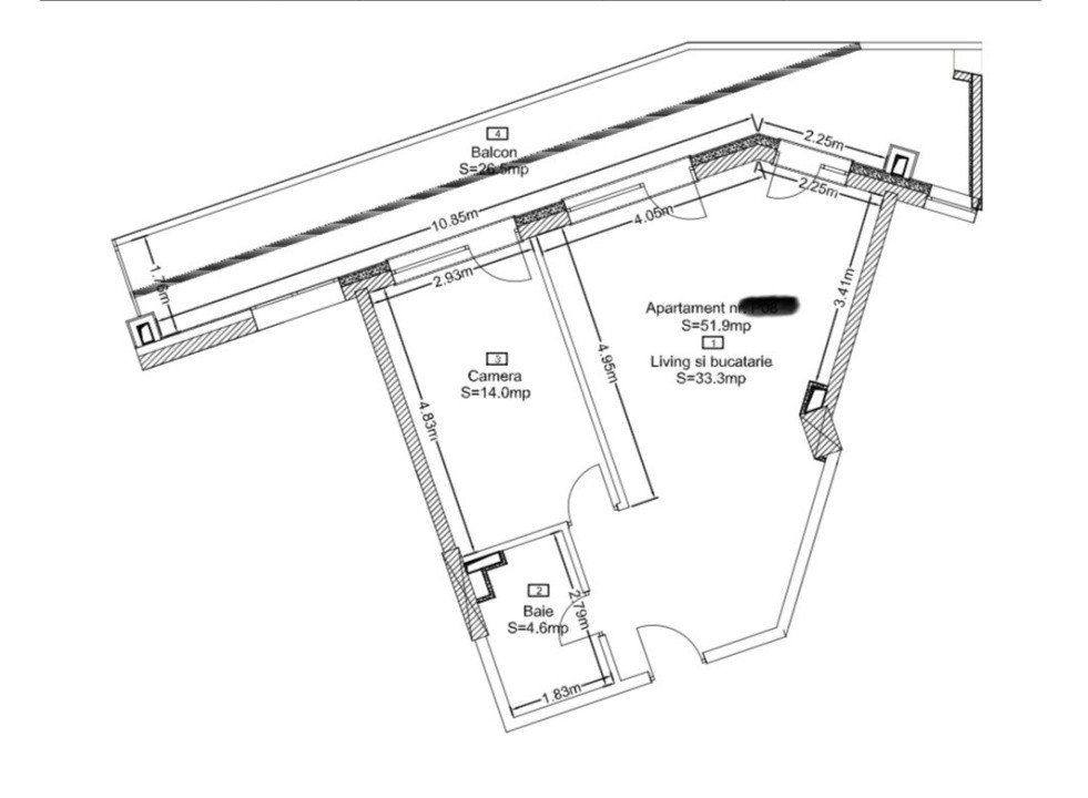 Apartamente cu 2-4 camere intr-un ansamblu premium, strada Frunzisului