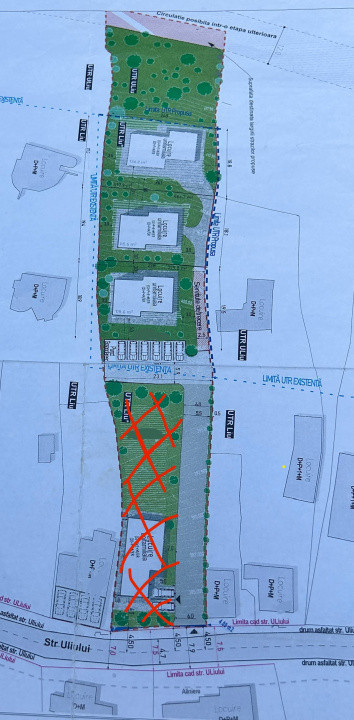 Teren 2.700mp cu PUZ în lucru pentru 3 unități locative