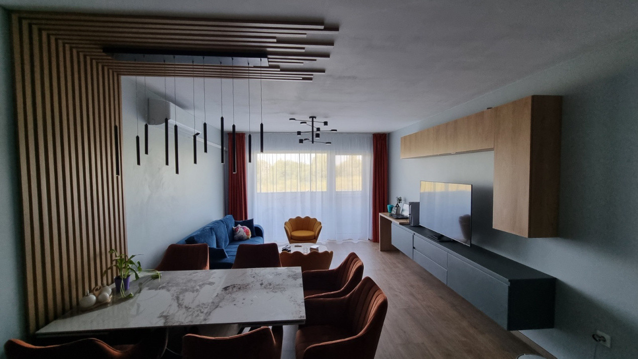 Apartament modern cu 3 camere, 74,2 mp pe strada Soporului