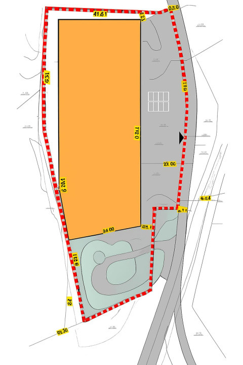Teren cu Autorizatie de Hala , 4756 mp utili/contructie, Apahida