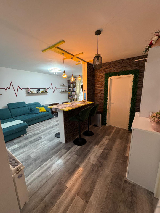 Apartament cu 2 camere, 55,4 mp, gradina, zona Parcului Poligon