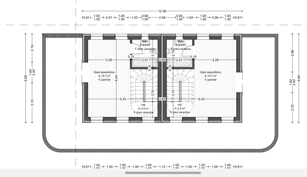 Oportunitate!Teren 630mp cu AC pentru duplex, Dambu Rotund