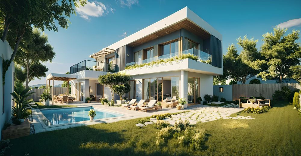 Casa de lux, piscina, garaj, 120mp utili, 550 mp curte