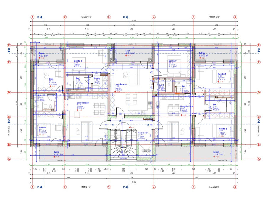 Apartament de 3 camere, zona semicentrala cu parcare