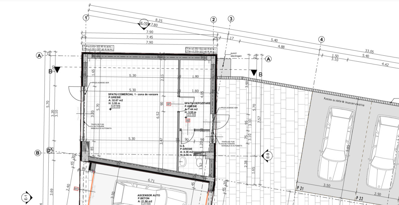 Spațiu comercial, 45 mp utili, vitrină, finisat, zona Podului IRA