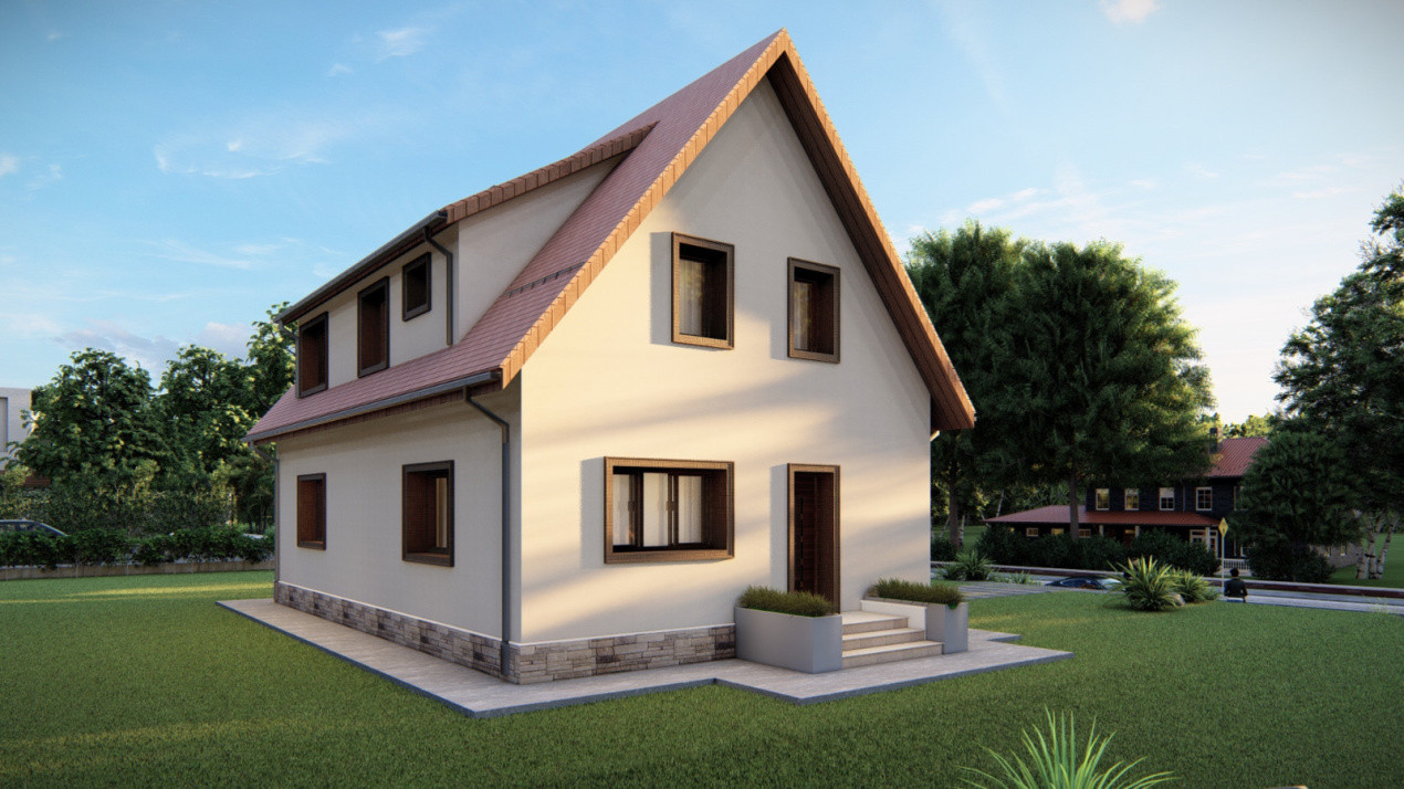 Casa individuala, 143 mp utili, 800 mp teren, Salicea