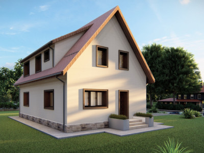 Casa individuala, 143 mp utili, 800 mp teren, Salicea