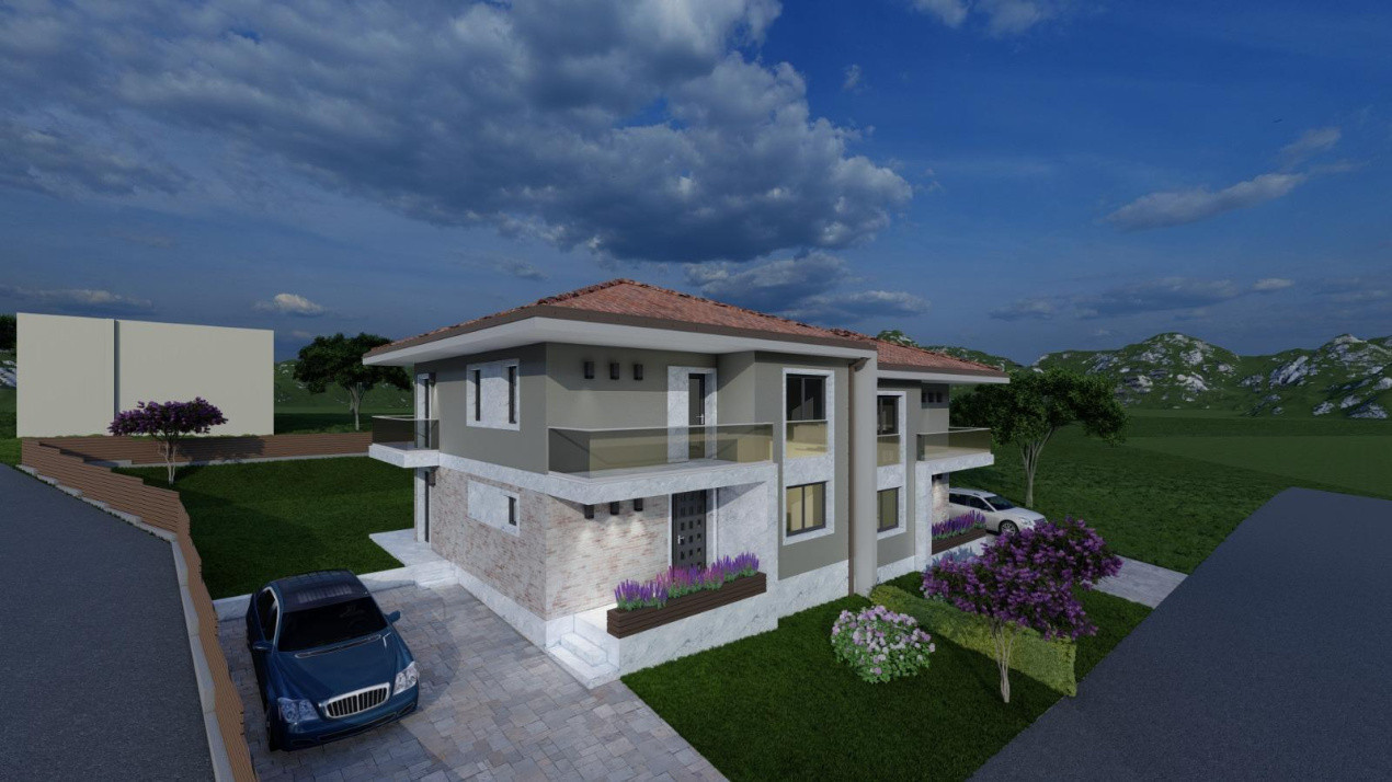 Casa tip duplex 5 camere 120mp utili Chinteni teren 450mp 
